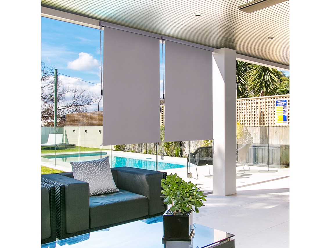 Toldo De Exterior, Alumínio, Cinzento