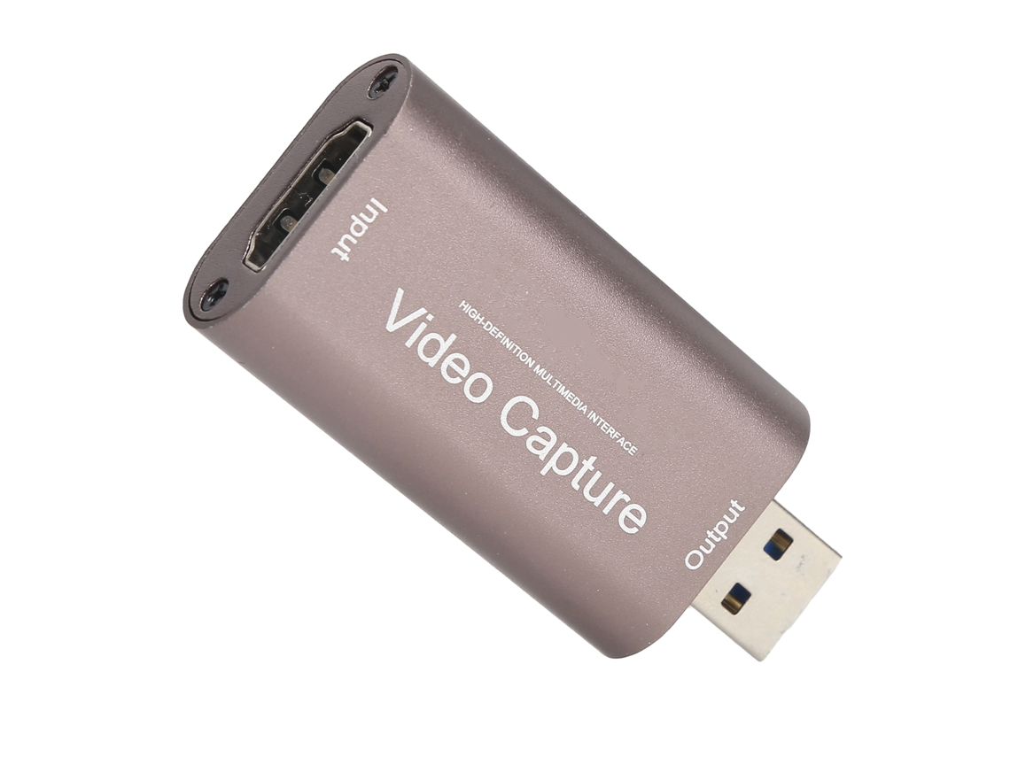 Placa de Captura de Vídeo HDMI S/MARCA para USB 3.0 com gravação 4K/1080p compatível com Windows, Android, iOS