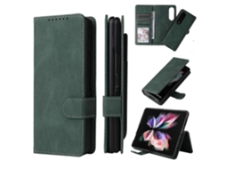 Capa Dobrável De Couro Destacável Para Samsung Galaxy Z Fold4 5g