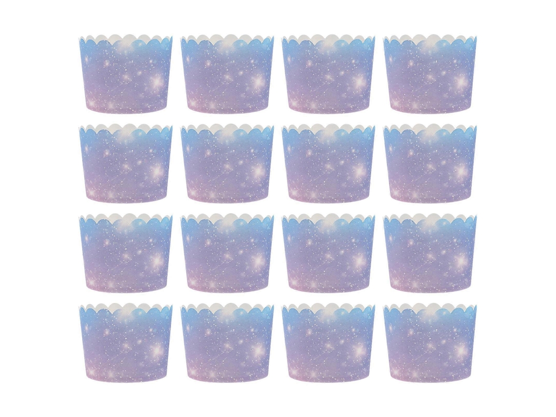Formas De Papel Para Cupcakes Com Gradiente Roxo, 100 Unidades - Conjunto De Formas Para Muffins Para Assar