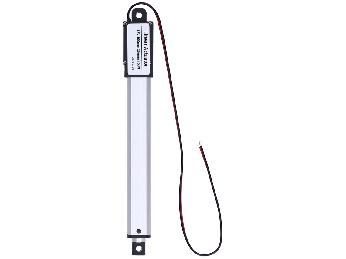 Laxiscreed Atuador Linear Dc 12v 100mm Com Limitador E Baixo Ruído Para Automação