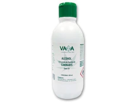 Álcool Com Óleo De Semente De Cannabis 250ml. Vaza Vaza Laboratorios