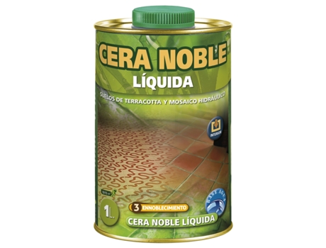 Cera Nobre Líquida Acabamento Brilho - Cera Ecológica para Pisos  Interiores 1L