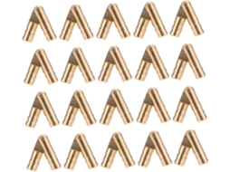 Conjunto De 20 Metal Cobre Para Em Madeira E Caixas Joias, Dourado, À
