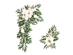 Conjunto De Flores Para Arco De Casamento Decoração Boas-Vindas