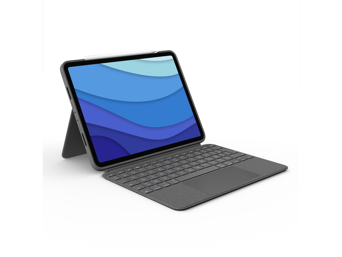 Capa Teclado LOGITECH Combo Touch For Ipad Pro 11-Inch 1St 2Nd And 3Rd Generation Cinzento Smart Connector Qwerty Reino Unido Internacional