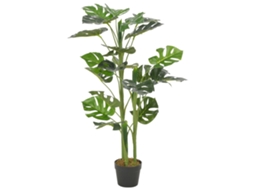 Vidaxl Planta Costela-de-adão Artificial Com Vaso 100 Cm Verde