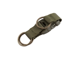 Chaveiro de Nylon com Carabina Força Alta Verde Militar