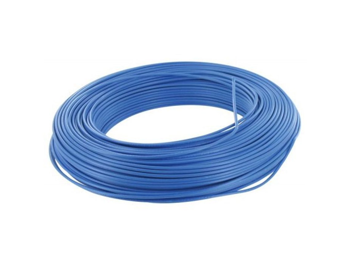 Cabo H07v U Fios E Cabos 10 M 1,5mm² Pvc Azul Electraline