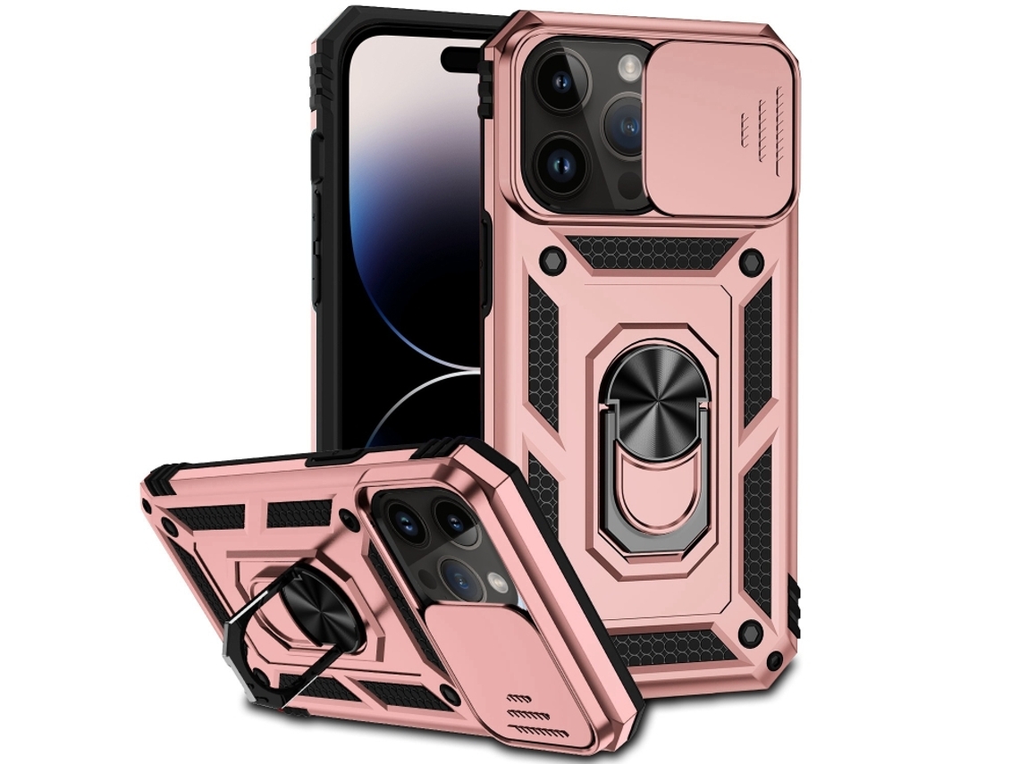 Capa Para Iphone 14 Pro Max - Suporte Deslizante Para Câmera
