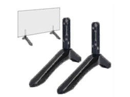 Lurelia Suporte Universal Para Tv De 2 Peças, Compatível Com Tv Lcd Samsung De 32 A 65 Polegadas, Vizio Suporte De Mesa Preto (não Para Lg)