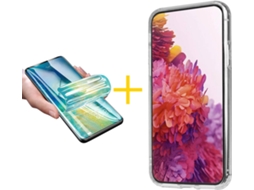 Capa + Película para Samsung Galaxy S21 Plus 5G SKYHE Transparente Claro