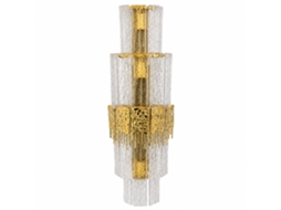 Aplique de Parede de Cristal PIBAOGU Asled 669 (dourado)