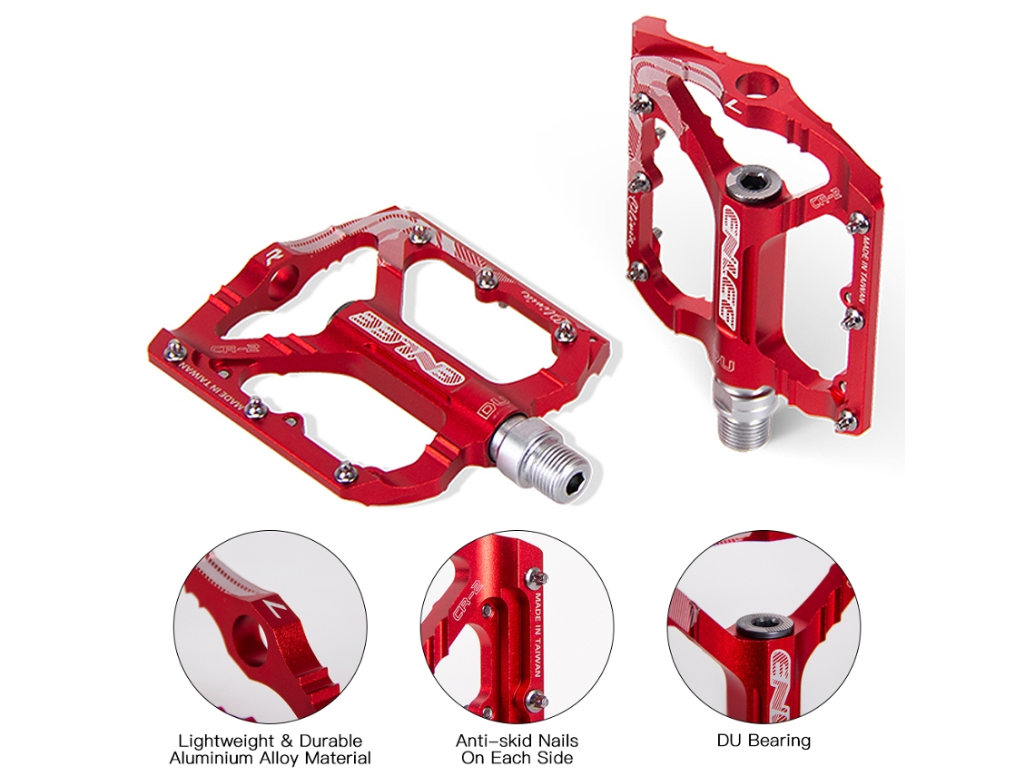 Pedais De Bicicleta Universal Mtb Plano Leve