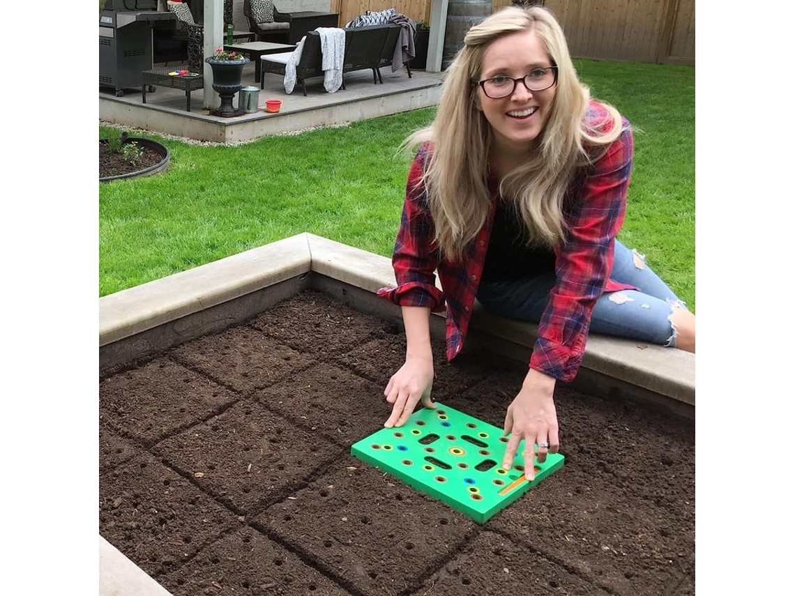 Modelo De Semeadura Sowing Square - Ferramenta De Horticultura Para Colheitas Maximizadas Jardim Em Pé Quadrado