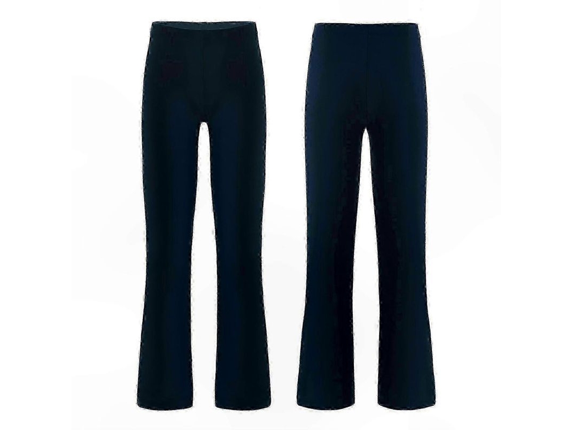 2026 calcinha Longa Elástica Casual para Dança e Prática de Jazz Menina Preta Slim Fit