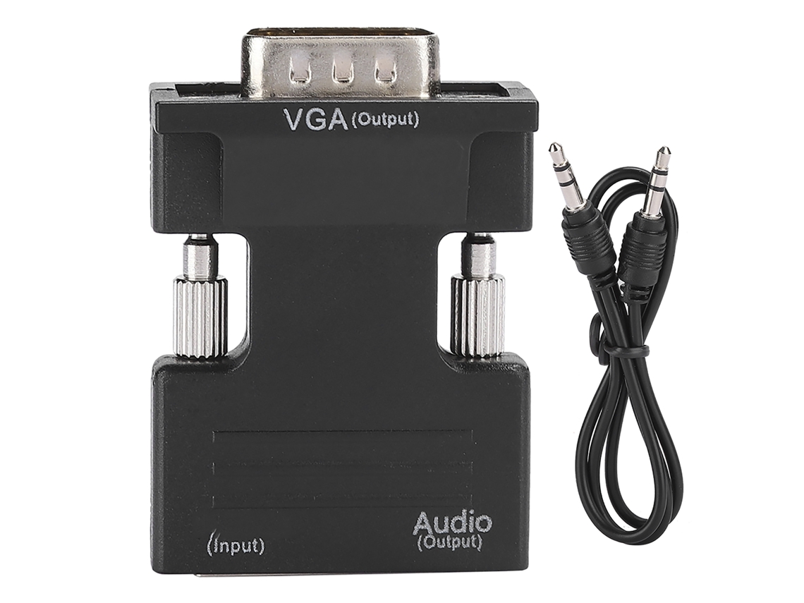Conversor Hdmi Para Vga Com Áudio Vídeo 1080p
