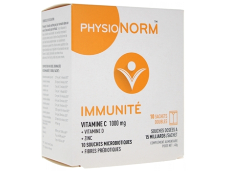 Imunidade Physionorm 10 Envelopes Duplos LABORATOIRE IMMUBIO