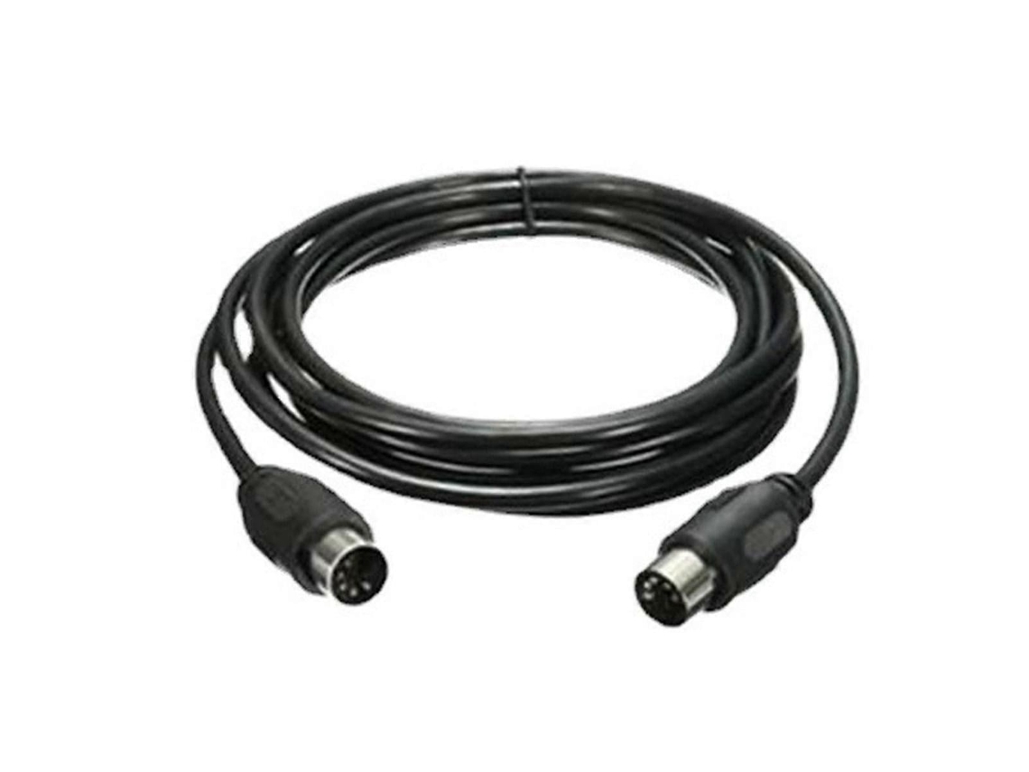 Cabo Lurelia Midi Din 5 Pinos 1 M, para teclados, pianos e sintetizadores, guitarra e baixo.