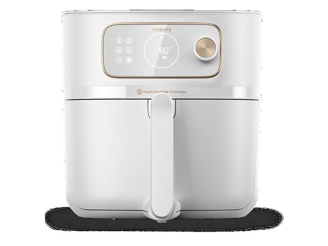 Fritadeira Sem Óleo Philips Combi Xxl Connected, 8,3l, Branca (hd9876/20)
