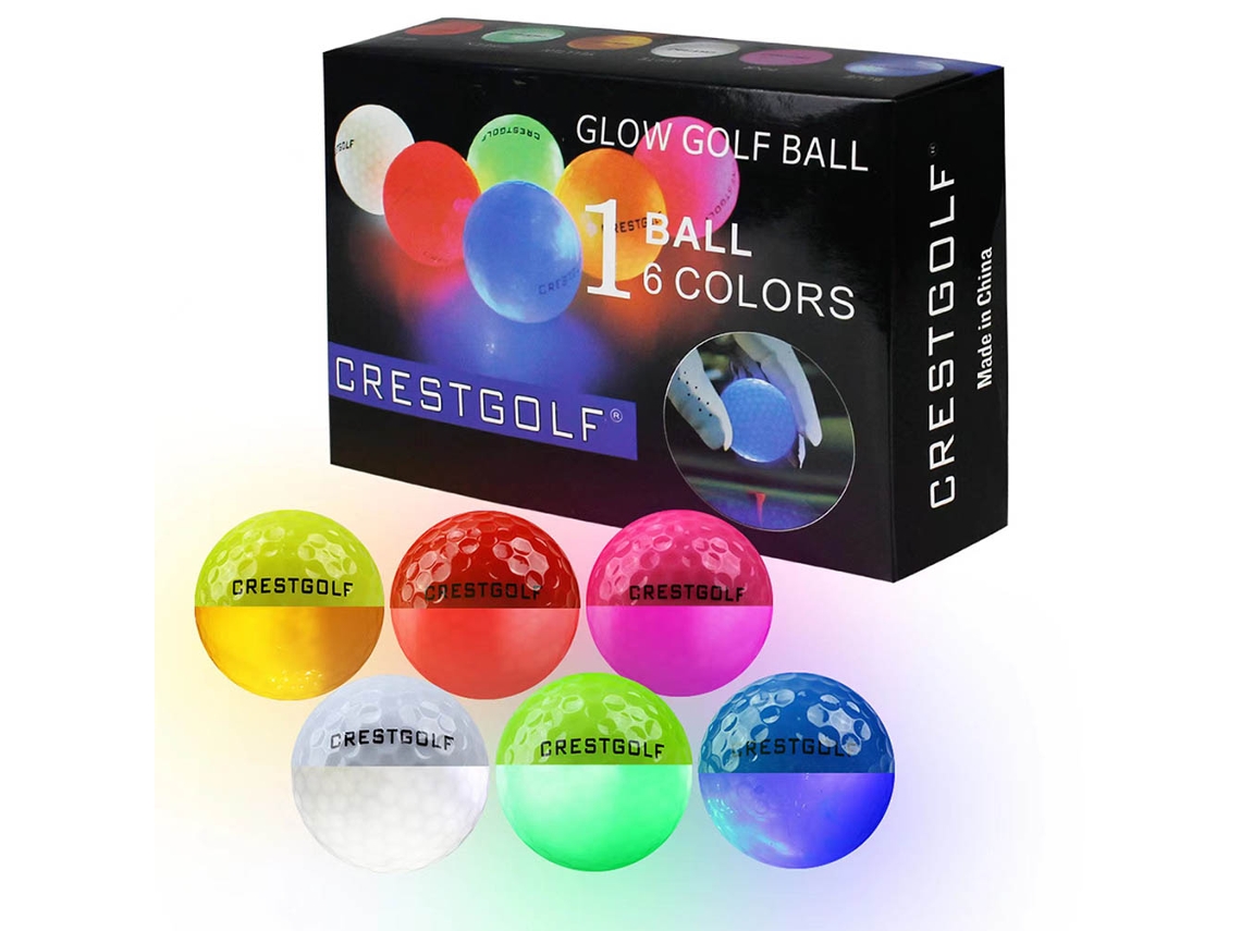 Bolas De Golfe (iluminação Led, 6 Unidades)