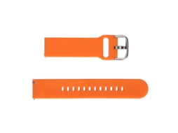 Pulseira de Silicone 20mm para Amazfit GTS 3, GTS 2, Bip S e Bip U, Laranja | S/MARCA