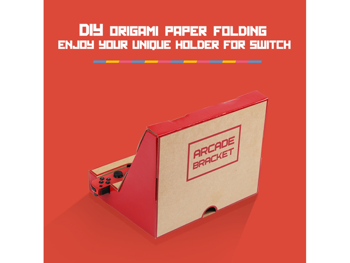 Capa De Cartão Diy Para Nintendo Switch Labo Suporte De Arcade Portátil Para Crianças