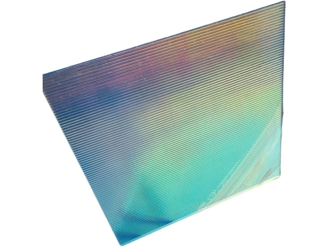 Chapas De Acrílico Transparente Com Textura Pedra, Chapa De Acrílico Pmma Com Textura Pedra Ranhurada 3mm 5mm