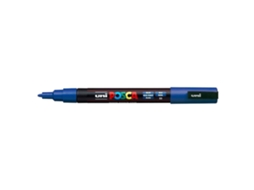 Marcador POSCA Pc-3m Ponta Redonda Fina Azul (ponta de 0,9 A 1,3 Mm)