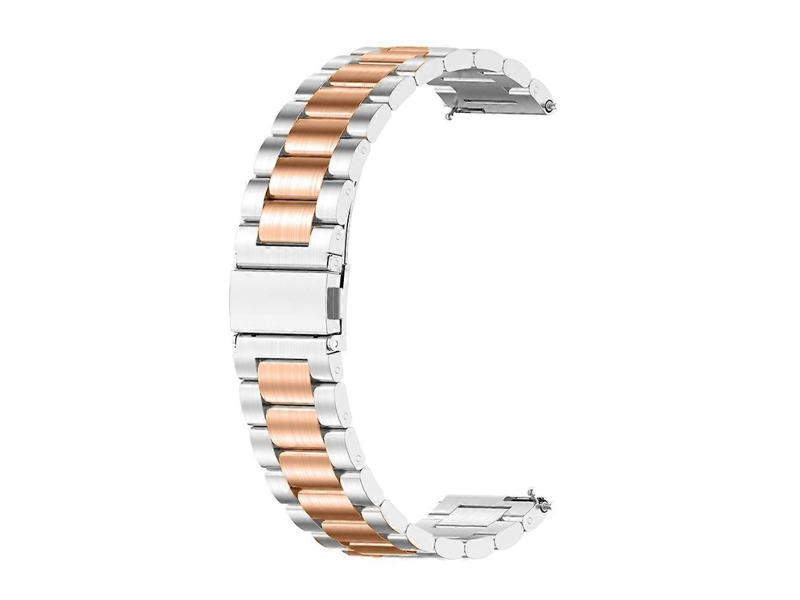 Pulseira De Aço Com Três Contas Para Relógio Huawei Gt 3 Pro De 46 Mm