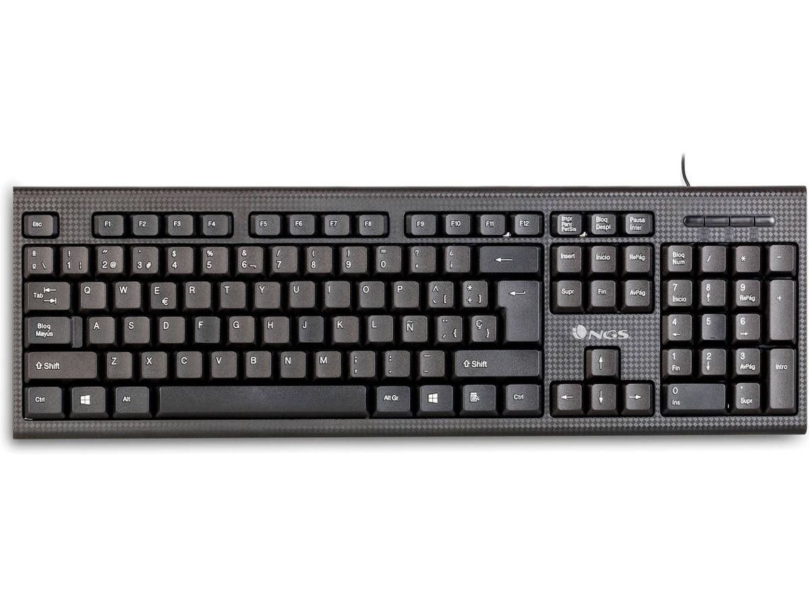 Teclado NGS Funky V2 (Com Cabo - Layout Espanhol - Teclado Numérico) | Worten.pt