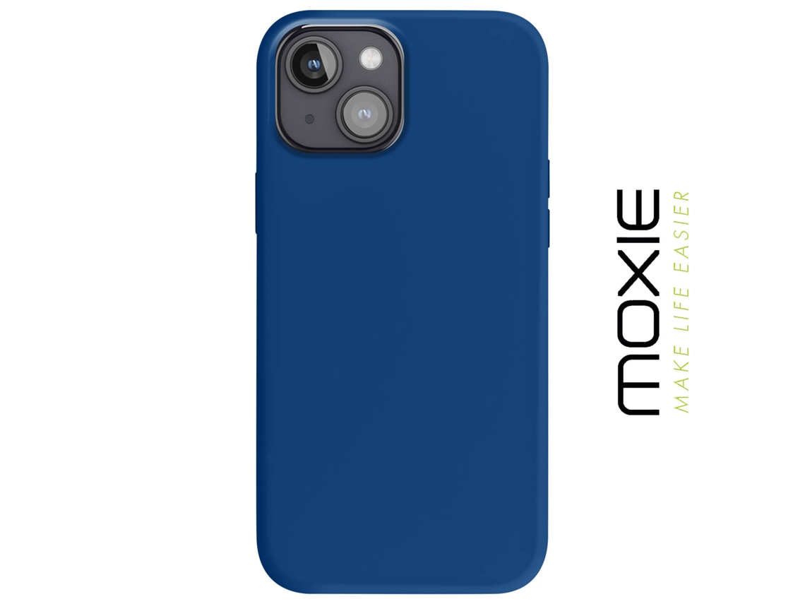 Capa para iPhone 15 Plus MOXIE Rígida Azul