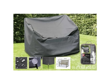 Capa de luxo para banco de jardim (160 x 75 x 80 cm), poliéster 420D, à prova d'água e anti-UV, Boni Shop