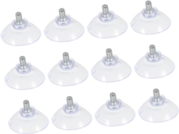Ventosas Transparentes Kisangel Para Móveis Com Parafusos De Sucção Potentes Superfícies Vidro, 12 Peças, Acessório