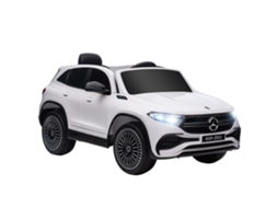 Carro Elétrico Para Criança Pp E Metal Cor Branco 111,5x69x52,5 Cm Homcom
