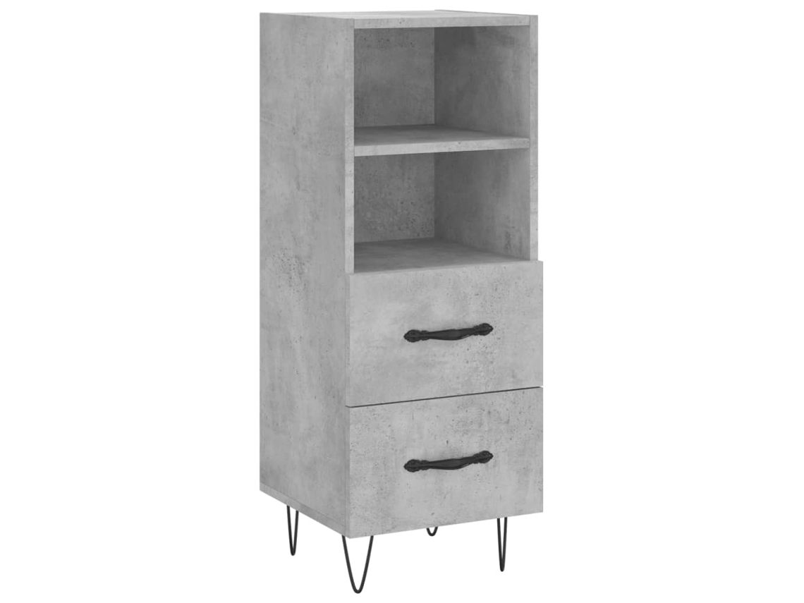 Sideboard, Sideboards Vidaxl Cinzeto Madeira Processada (n/a)