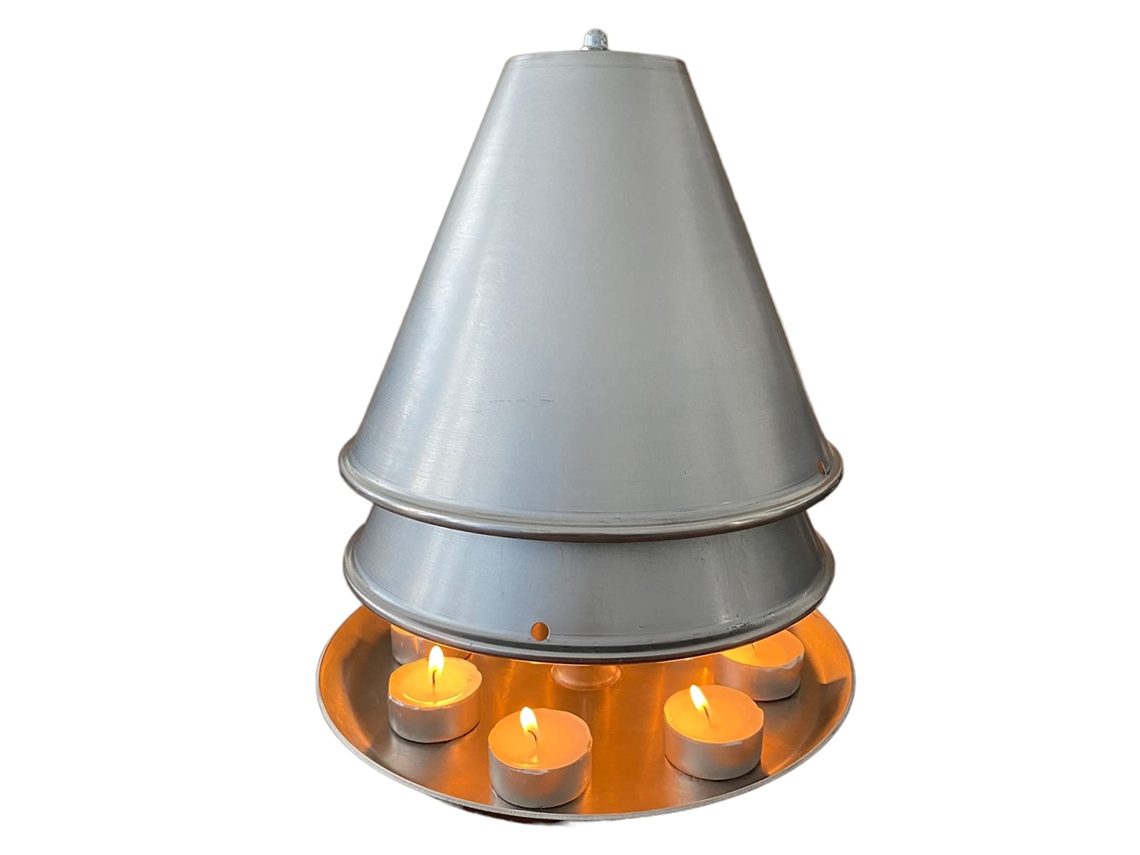 Puxador De Vela De Ferro Para Decoração Natalina