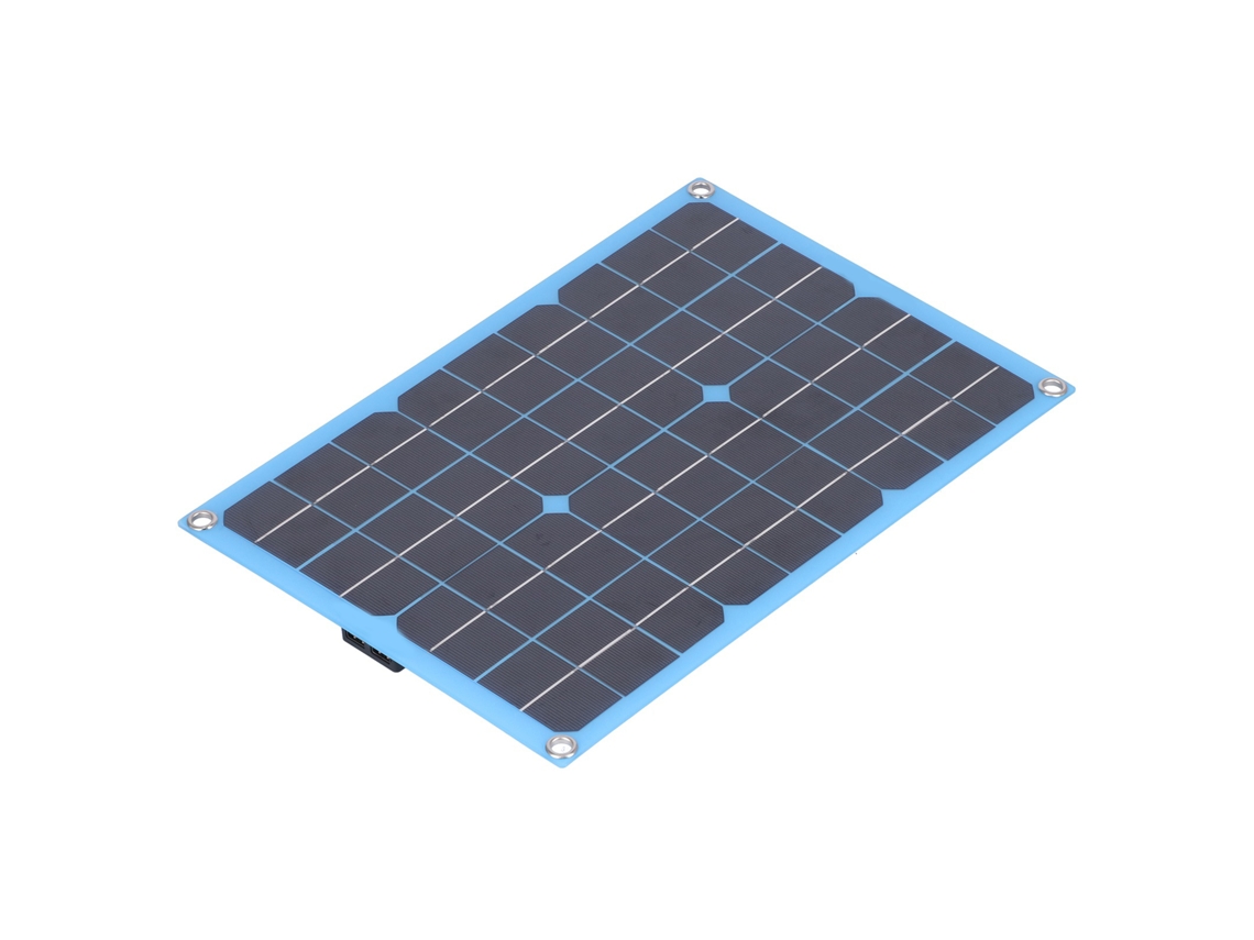 Kit de Painel Solar Flexível 20W 18V para Rv Camping e Senderismo S/MARCA