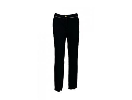 Calças De Mulher Class Cavalli Algodão Preto (44)