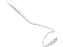 Luminária De Leitura Usb Flexível Cabilock Com Brilho Ajustável, Proteção Para Os Olhos, Portátil E Compacta Para Laptop