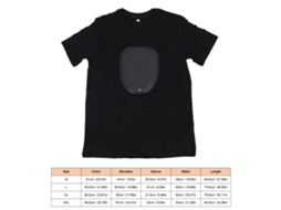 Camiseta Led Iluminada Programável App Controle Xl