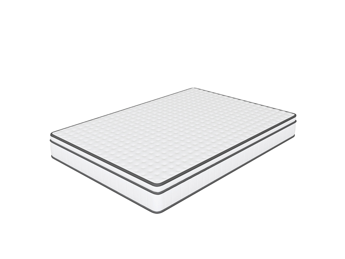 Colchão, tecido respirável 3D, espuma de alta densidade, branco, 140x200 cm (fabricado pela OEM)