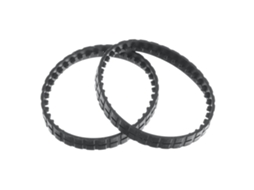 Preto 2pcs 1/64 Mini Peças de Tanque Rc Tapetes Rodas Simulação de Batalha Veículos Infravermelhos Modelos Acessórios Sobressalentes MDUG