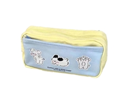 Estuche De Lápices Grande Multiusos Cute De Lona Con Muchos Compartimentos Portátil Para Escuela Hogar