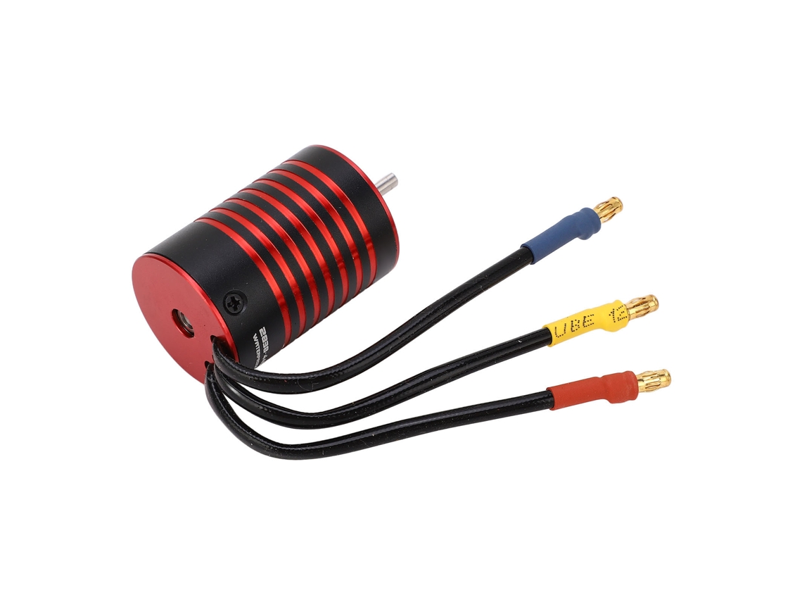 Motor Brushless 2838 4 Polos 4400kv Para Carro Rc 1/14 1/16 Acessório Rc Preto Vermelho