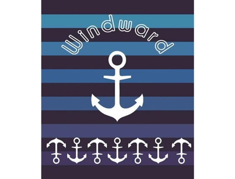 Toalha de Praia Secaneta Windward Âncora Jacquard (150 x 175 cm)