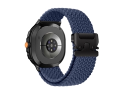 Pulseira De Nylon Trançado Elástica Com Fivela De Paraquedas Para Samsung Galaxy Watch8 / Watch8 Classic