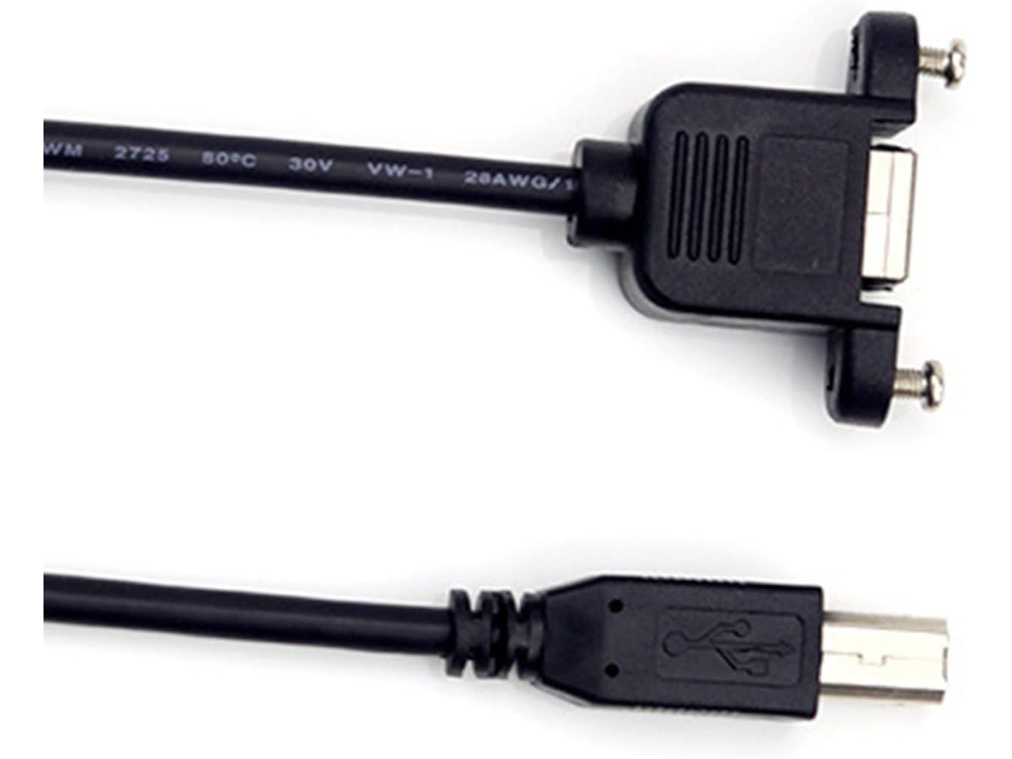 Cabo De Extensão Usb Para Impressora Com Design Encaixe Seguro