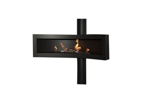 Bio TOBA TUBE lareira suspensa rotativa Cor preto mate. OUTINFIRE