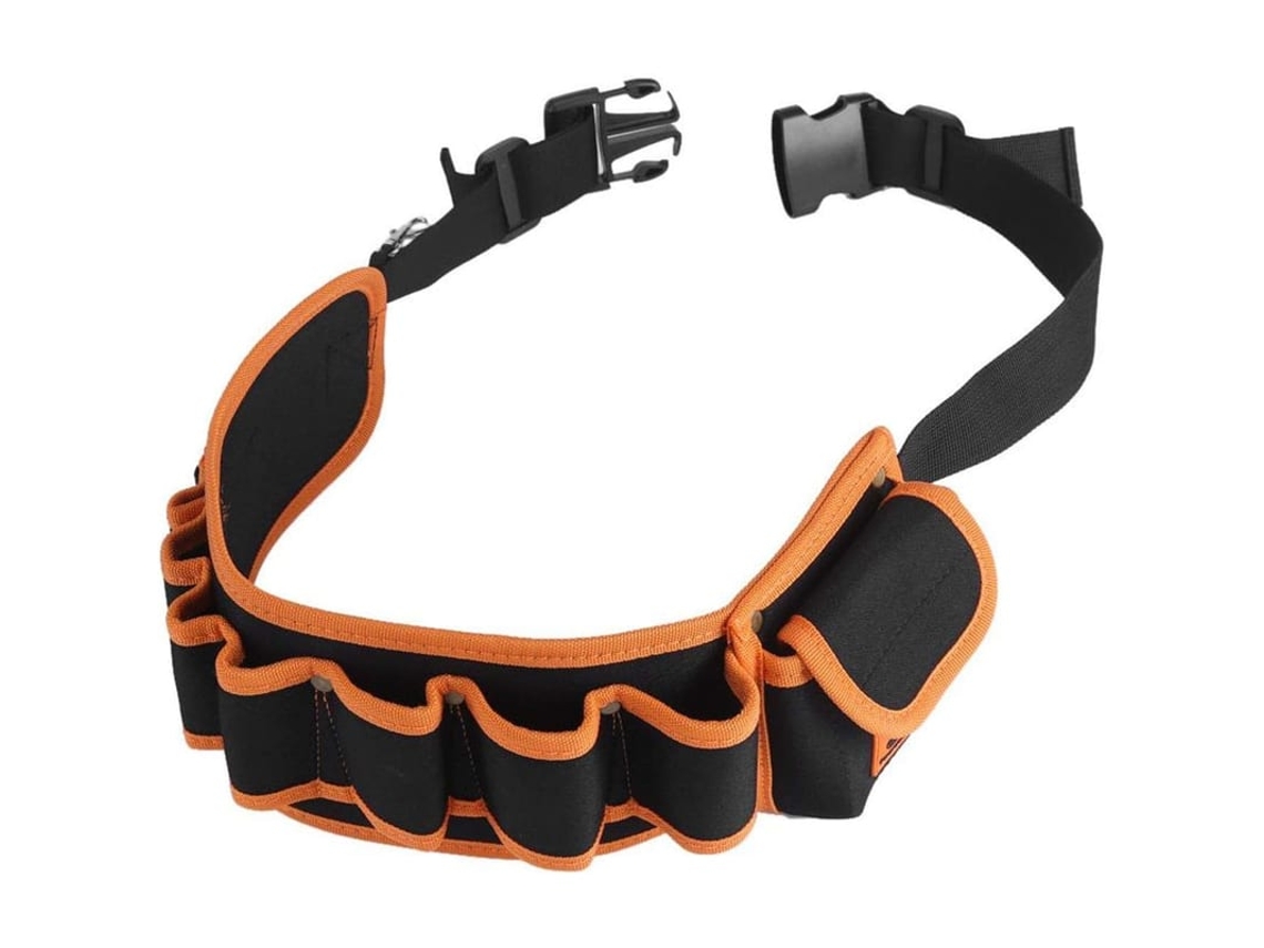 Cinto De Ferramentas Ajustável Para Eletricista Carpinteiro Diy Em Nylon Com Múltiplos Bolsos